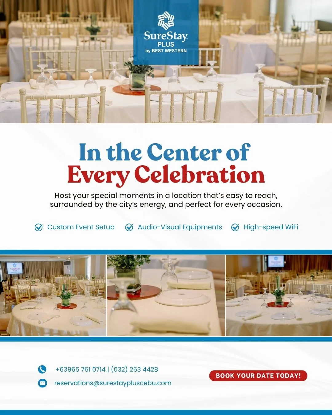 Celebrate every moment with us!